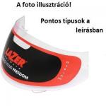 Plexi Lazer bukósisakra - Áttetsző képe