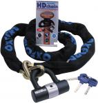 1 méteres lezáró lánc biztonsági lakattal képe