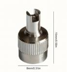 Fém rozsdamentes szelepsapka szeleptű kicsvaróval képe